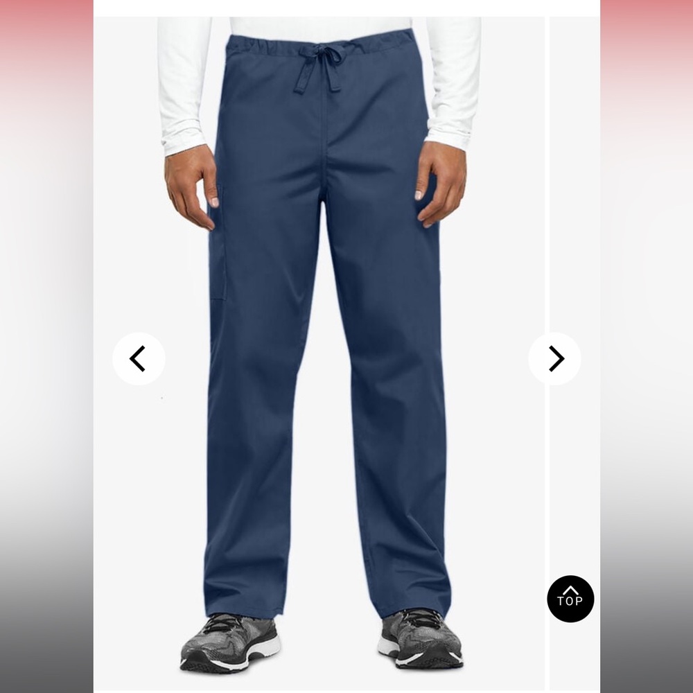 Cherokee Workwear Unisex 3-Pocket Drawstring Scrub Pants
